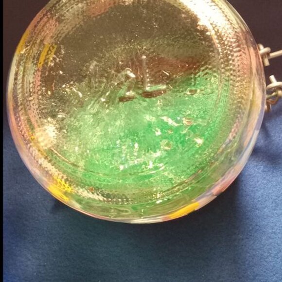 Antique Vintage Swing Top Glass Mason Easter Bunny Holiday Decorative Jar - Picture 8 of 15